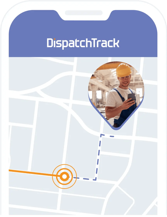 A mobile device showing how customers can track their deliveries