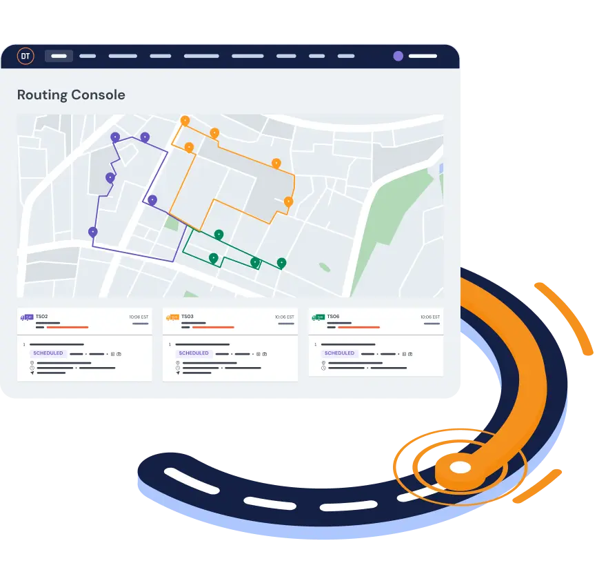 DispatchTrack Dashboard shows you every truck, route, and delivery at a glance